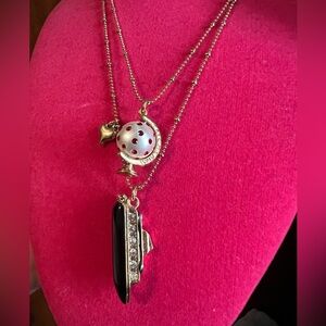 SOLD Betsey Johnson Miami Chic “Take Me Away!” Bon Voyage Locket Necklace NWT